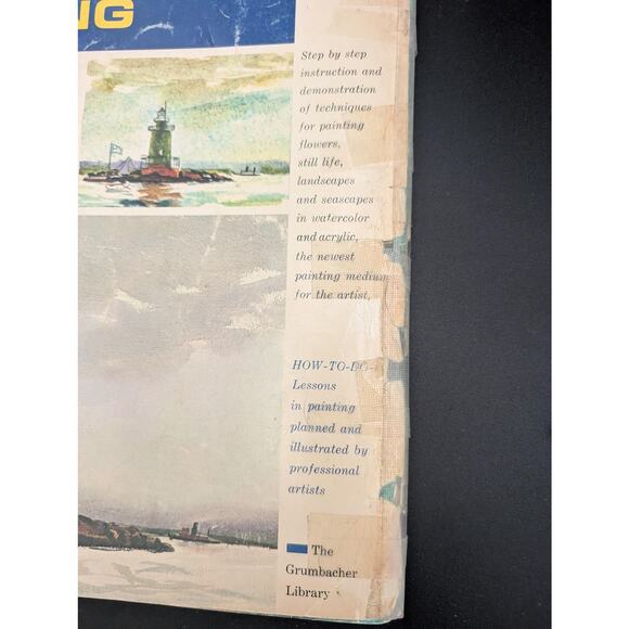 6 Vintage Grumbacher Library The Art Of Painting Drawing Set of 6 Softcover Lot - Picture 12 of 16